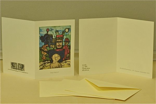 kaart kaarten beeldend kunstenaar Jaap Jungcurt J.H. The Hatter Jacobus cursto karel beunis handmade limited edition boekbinderij seugling